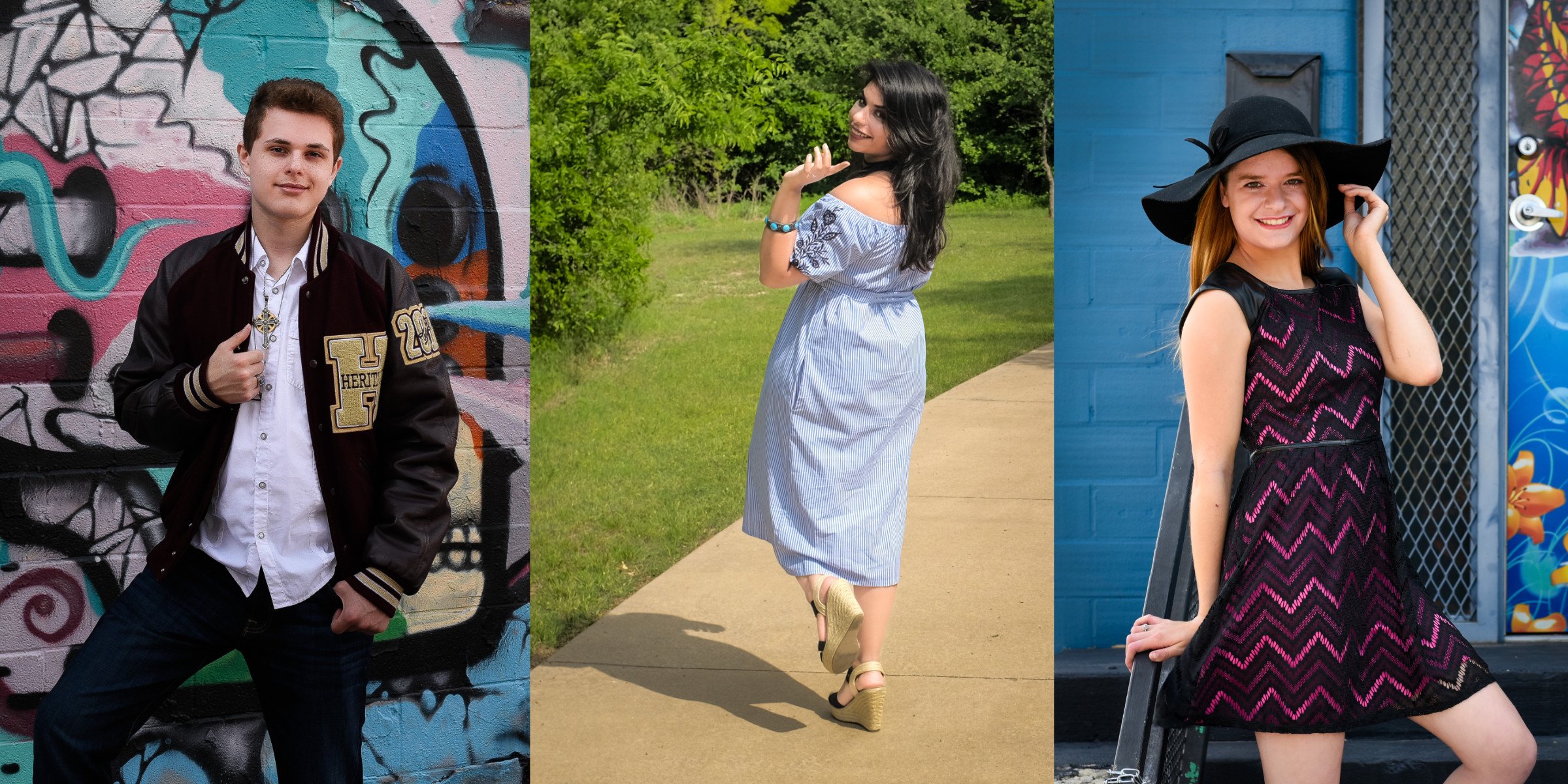 Athlete senior portrait media day session in North Texas